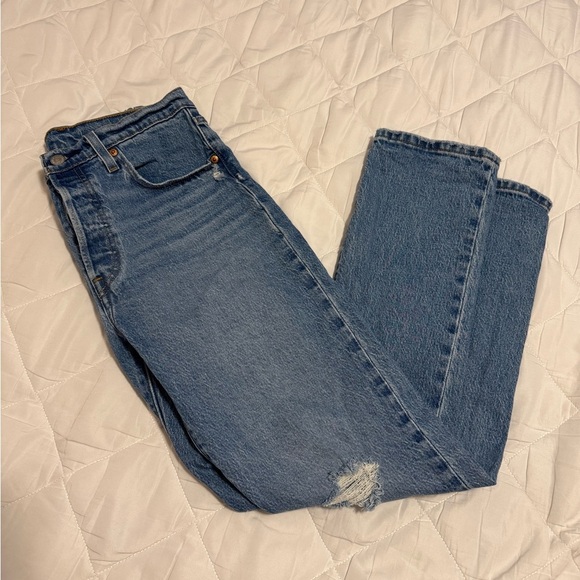Like-New Levi’s Women’s 501 Jeans Summer 2021 Size 28W/30L - Picture 4 of 10